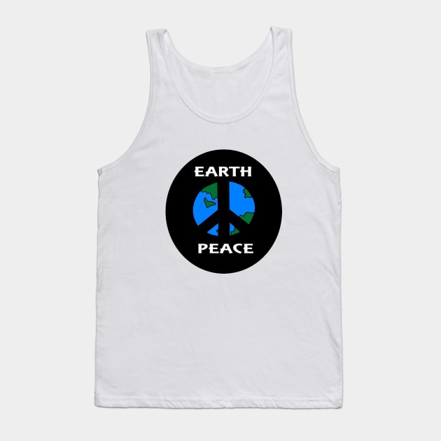 Earth Peace Tank Top by imphavok